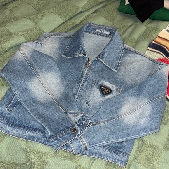 Prada Light Blue Denim Jacket - Picture 2 of 7
